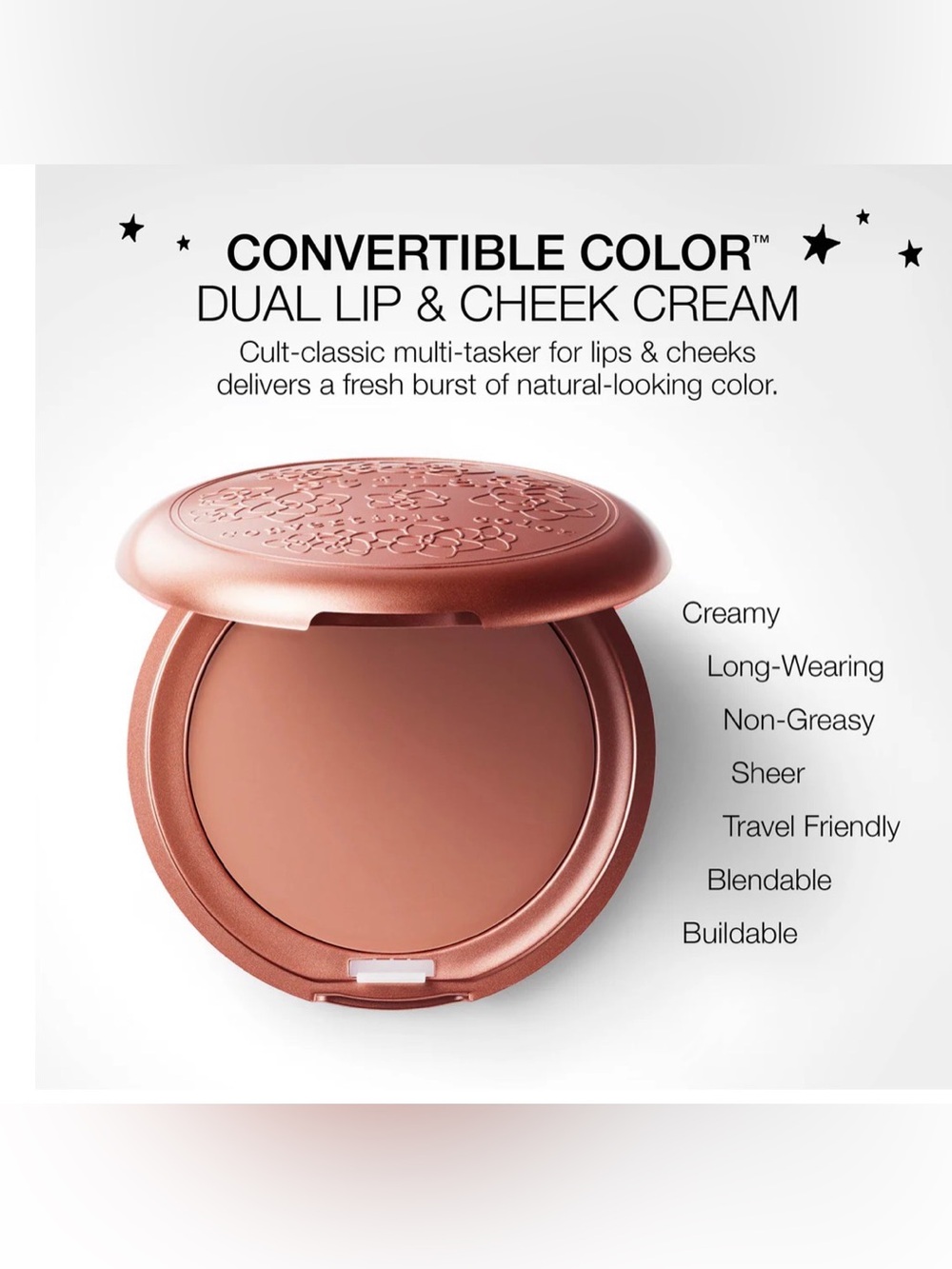 Stila Lillium Convertible Color Cream Blush-NIB-Full Size - Picture 5 of 10